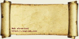 Andrijana Cincar vizit kartica